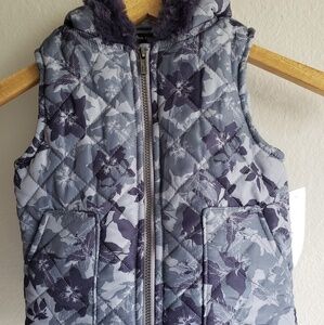 🌸Calvin Klein Little Girl's Puffer Hooded Vest